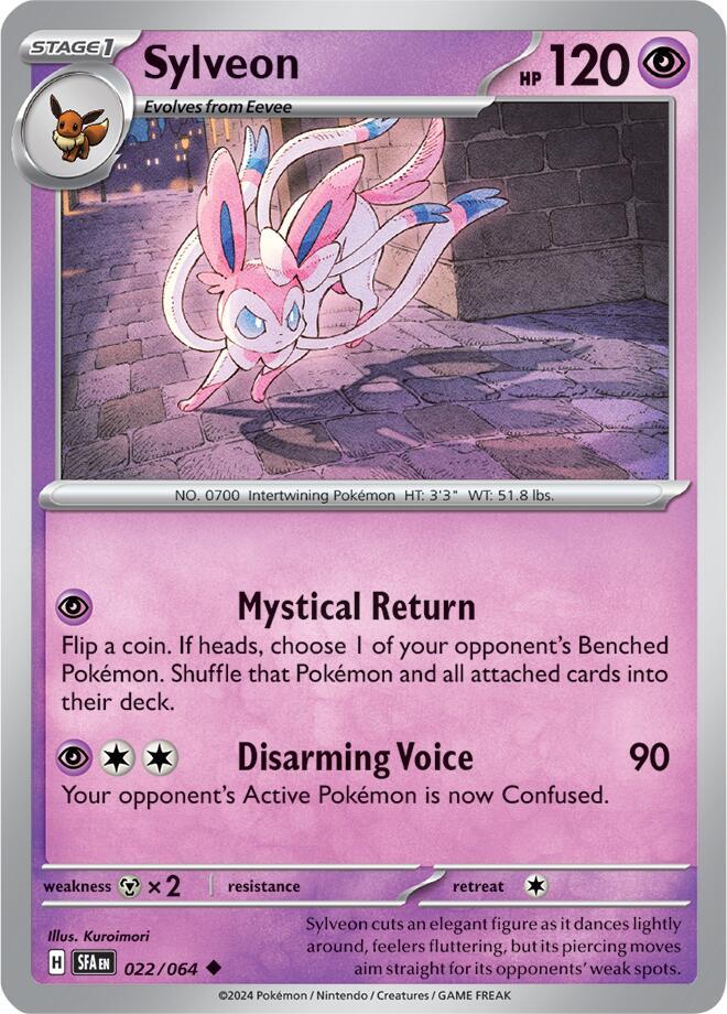 Sylveon 022/064 (SV: Shrouded Fable) 