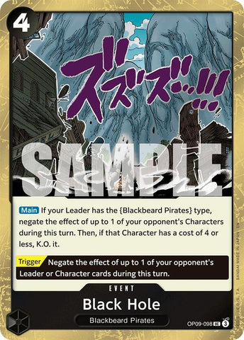 Black Hole OP09-098 (Premium Booster -The Best- Vol. 2)  - Pirate Foil