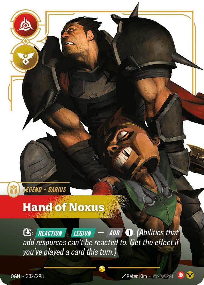Darius - Hand of Noxus 302/298 (Origins)  - Foil