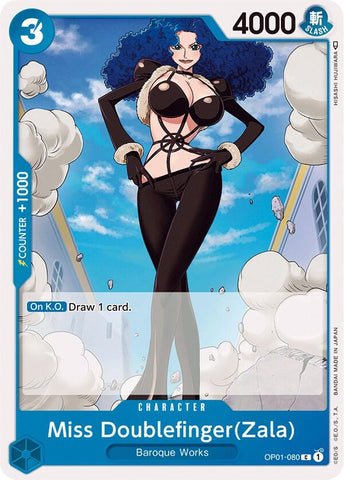 Miss Doublefinger(Zala) OP01-080 (Romance Dawn) 