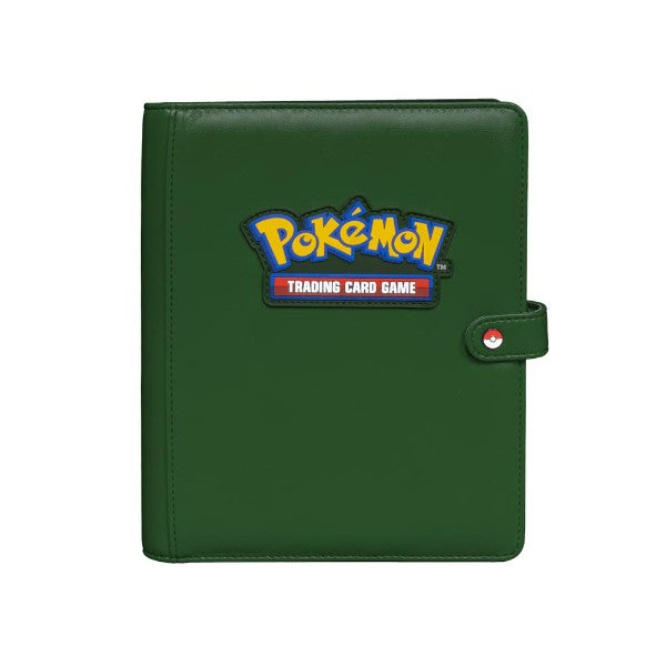 Pokemon - TCG - ULTRA PRO Premium Green Snap 4 Pocket Binder