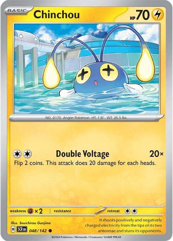 Chinchou 048/142 (SV07: Stellar Crown) 