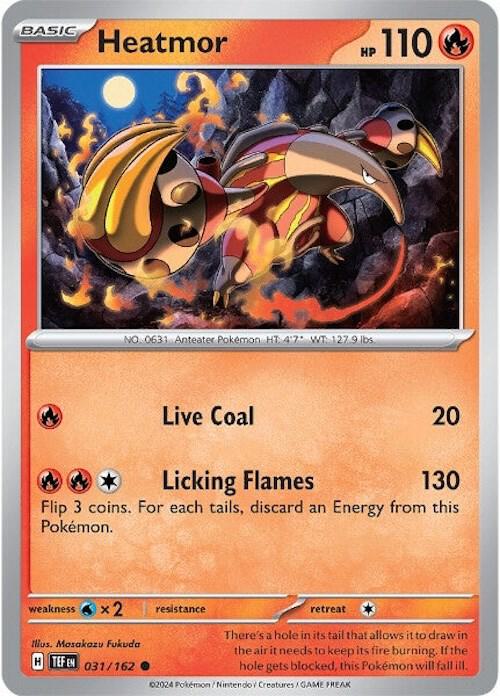 Heatmor 031/162 (SV05: Temporal Forces)  - Reverse Holofoil