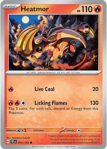 Heatmor 031/162 (SV05: Temporal Forces)  - Reverse Holofoil
