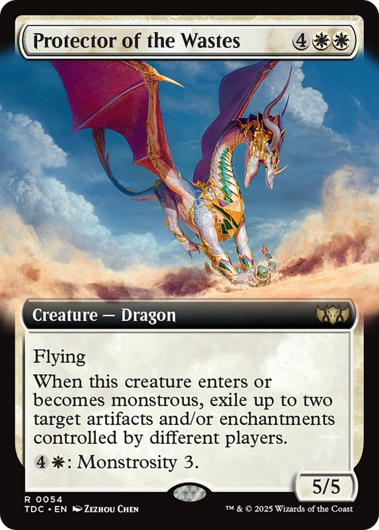 Protector of the Wastes (Extended Art) [Tarkir: Dragonstorm Commander]