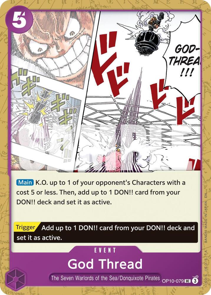 God Thread (Reprint) OP10-079 (Premium Booster -The Best- Vol. 2) 