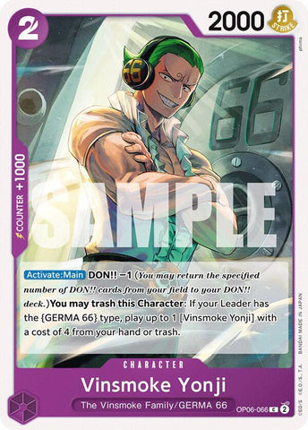 Vinsmoke Yonji OP06-066 (Wings of the Captain) 