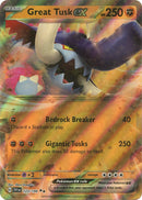 Great Tusk ex 123/198 (SV01: Scarlet & Violet Base Set)  - Holofoil