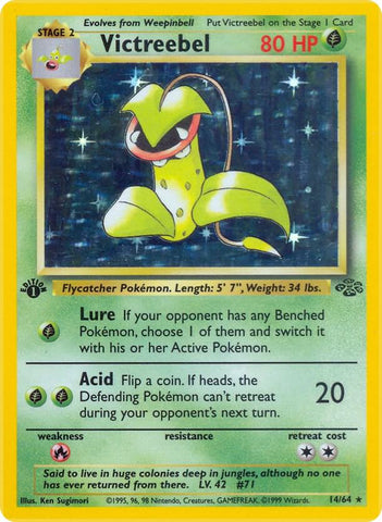 Victreebel  14/64 (Jungle)  - 1st Edition Holofoil