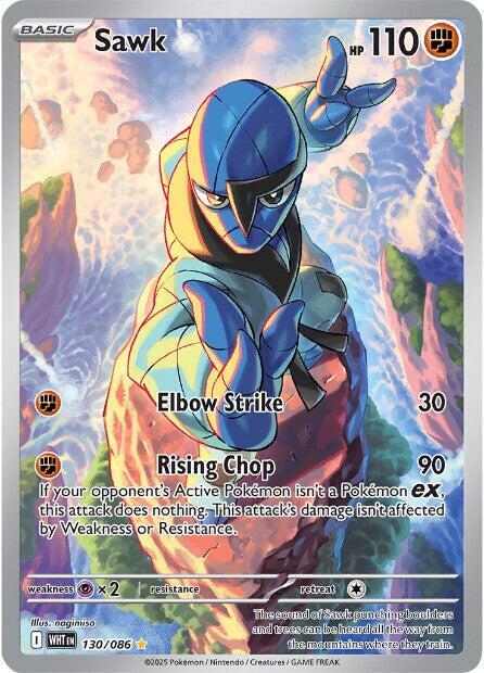 Sawk 130/086 (SV: White Flare)  - Holofoil