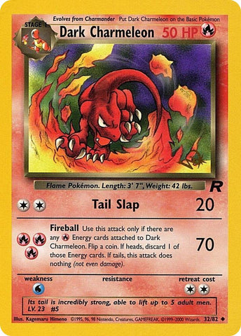 Dark Charmeleon W Stamped 32/82 (WoTC Promo) 