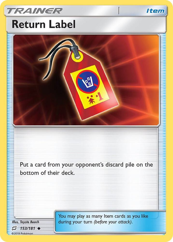 Return Label 153/181 (SM - Team Up) 