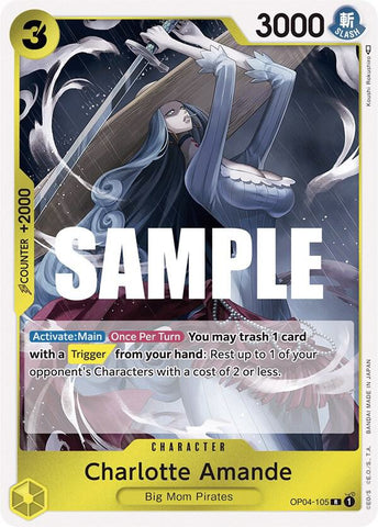 Charlotte Amande OP04-105 (Kingdoms of Intrigue)  - Foil