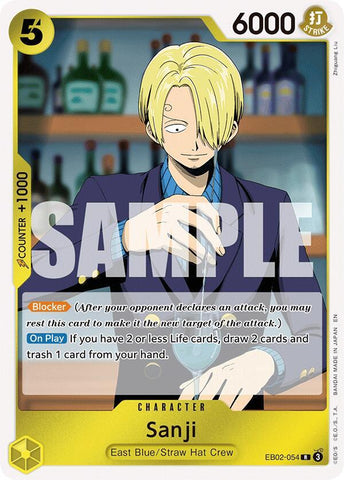 Sanji EB02-054 (Extra Booster: Anime 25th Collection)  - Foil