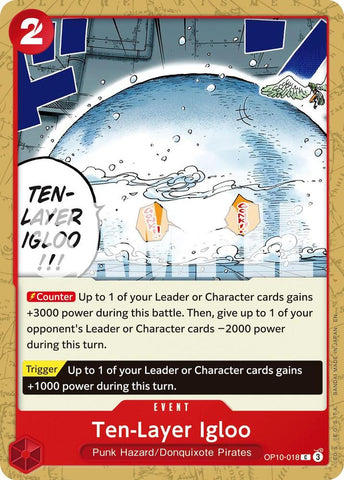 Ten-Layer Igloo (Reprint) OP10-018 (Premium Booster -The Best- Vol. 2) 