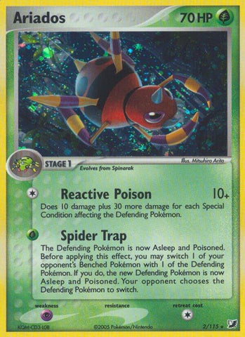 Ariados 2/115 (EX Unseen Forces)  - Holofoil