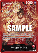 Portgas.D.Ace (Alternate Art) (Map) [Pillars of Strength]