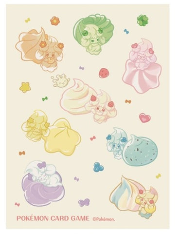 Card Sleeves - Alcremie a la mode (64-Pack) (Pokemon Center Japan Exclusive)