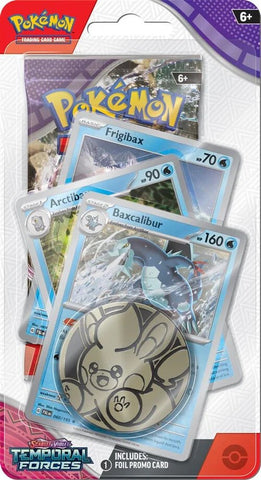 Scarlet & Violet:Temporal Forces - Premium Checklane Blister (Baxcalibur)