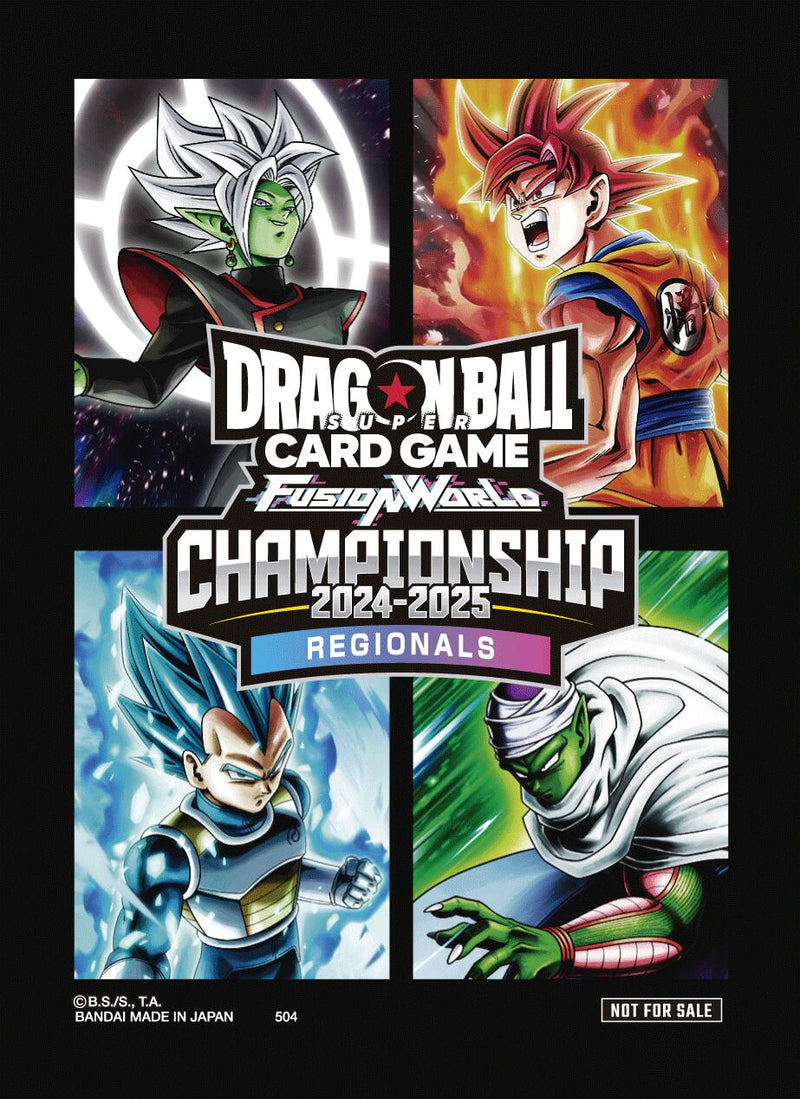 Dragon Ball Super: Fusion World - Sleeves (Championship 2024-2025 Regionals) (64-Pack)