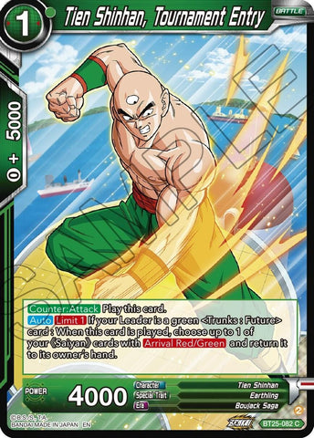Tien Shinhan, Tournament Entry (BT25-082) [Legend of the Dragon Balls]
