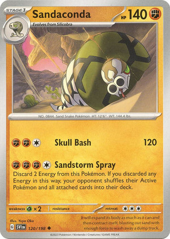 Sandaconda 120/198 (SV01: Scarlet & Violet Base Set) 