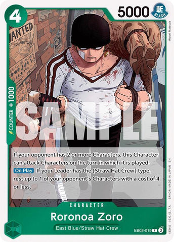 Roronoa Zoro EB02-019 (Extra Booster: Anime 25th Collection)  - Foil