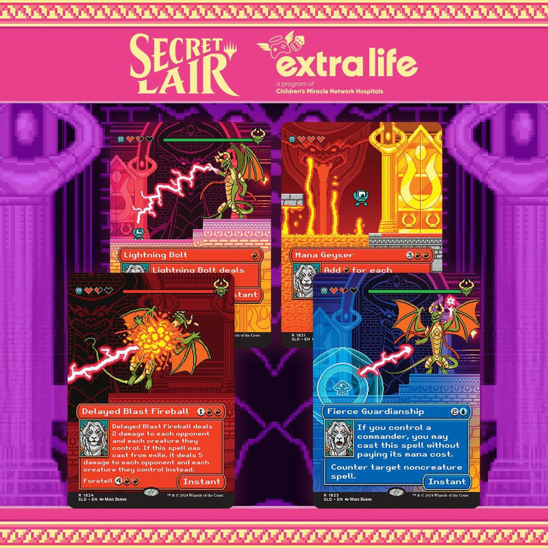 Secret Lair: Drop Series - Pixel Perfect (Extra Life 2024 - Non-Foil Edition)