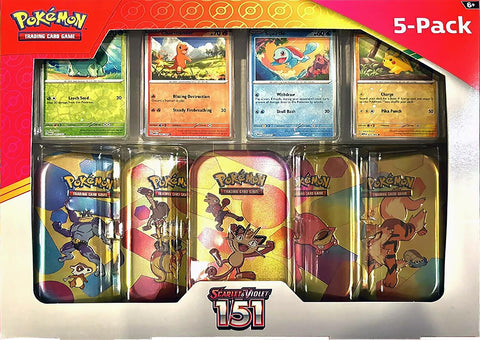 Scarlet & Violet: Base Set - Mini Tins 5-pack (Meowth)