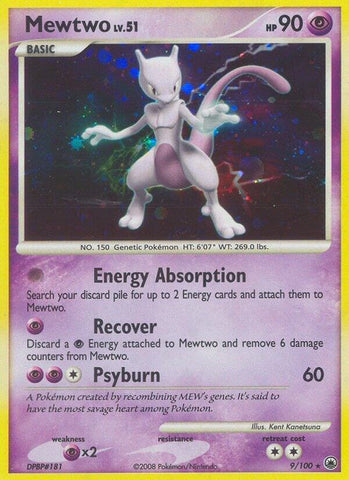 Mewtwo 9/100 (Majestic Dawn)  - Holofoil