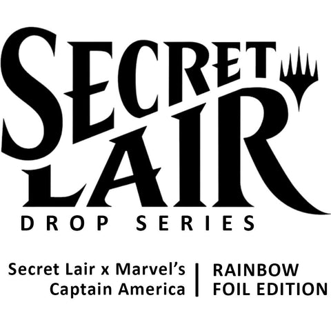 Secret Lair: Drop Series - Secret Lair x Marvel's Captain America (Rainbow Foil Edition)