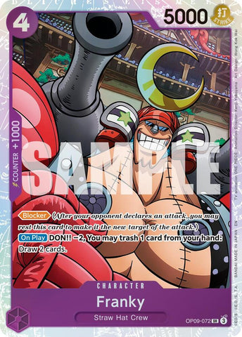 Franky (Reprint) OP09-072 (Premium Booster -The Best- Vol. 2)  - Foil
