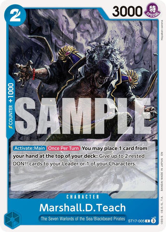 Marshall.D.Teach (Reprint) ST17-005 (Premium Booster -The Best- Vol. 2) 