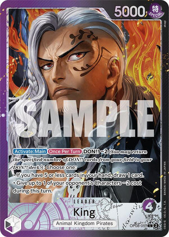 King OP08-057 (Two Legends)  - Alternate Art Foil