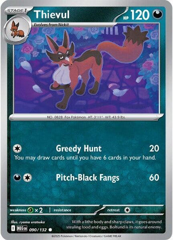 Thievul 090/132 (ME01: Mega Evolution) 
