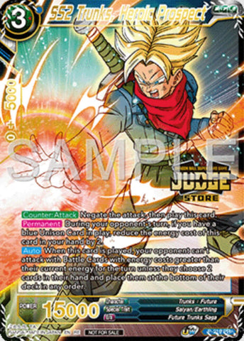 SS2 Trunks, Heroic Prospect (Judge Pack Vol.16) (Store) (P-219) [Tournament Promotion Cards]