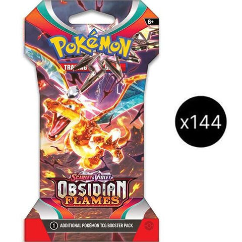 Scarlet & Violet: Obsidian Flames - Sleeved Booster Pack Case