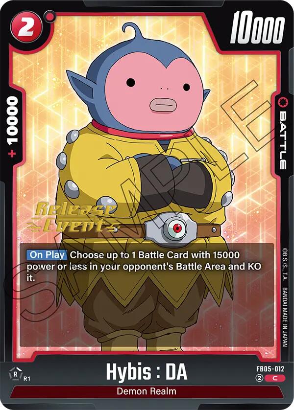 Hybis : DA [New Adventure Release Event Cards]