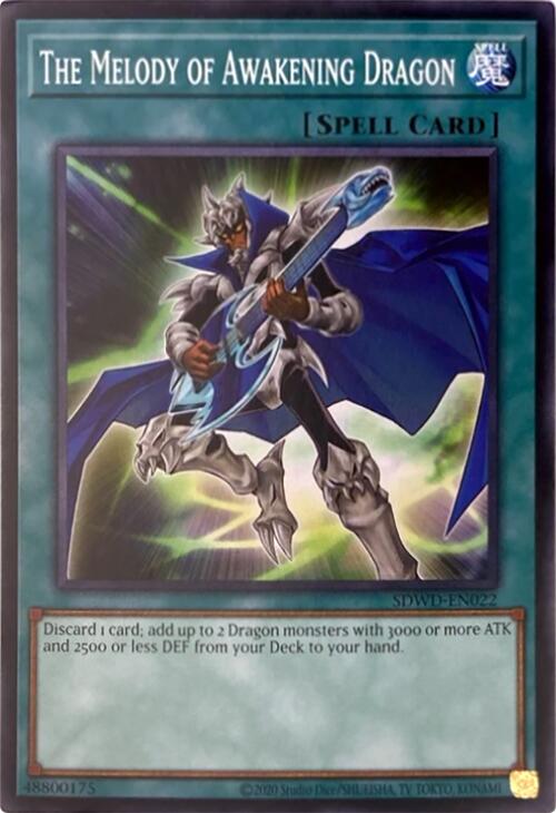 The Melody of Awakening Dragon (Unlimited Misprint) [SDWD-EN022] Common