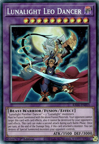Lunalight Leo Dancer [RA04-EN053] Prismatic Collector's Rare