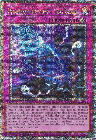 Phantom Knights' Fog Blade [RA04-EN264] Quarter Century Secret Rare