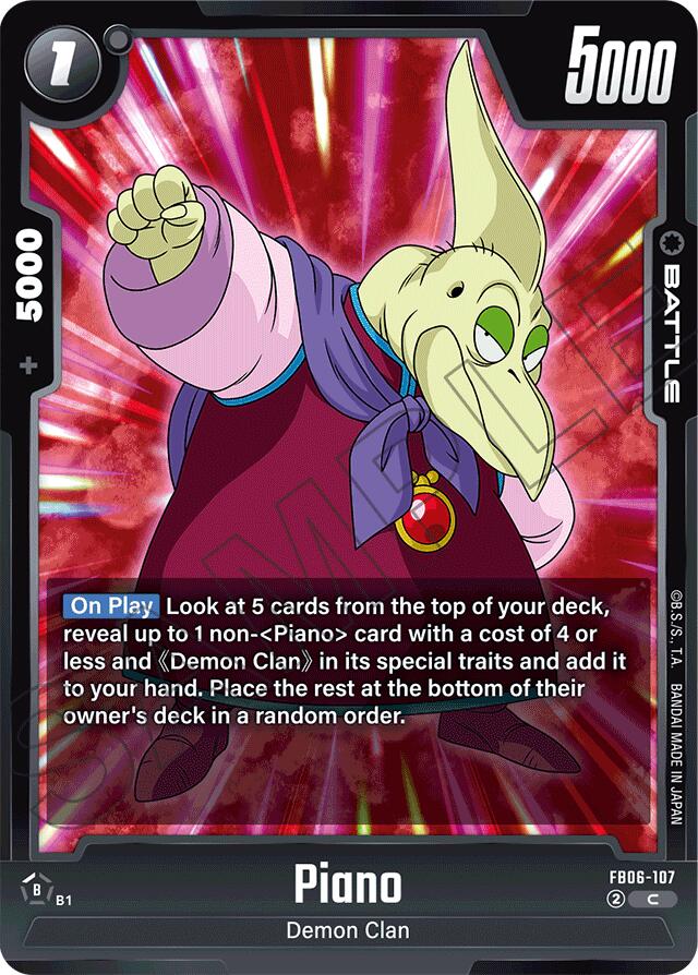 Piano (FB06-107) [Rivals Clash]
