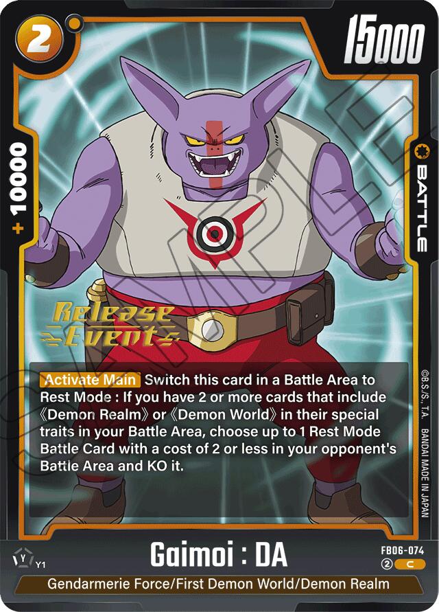 Gaimoi : DA [Rivals Clash Release Event Cards]