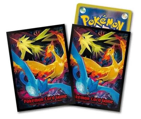 Card Sleeves - Moltres & Zapdos & Articuno (64-Pack) (Pokemon Center Japan Exclusive)