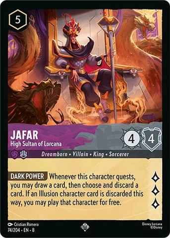 Jafar - High Sultan of Lorcana (74/204) [Reign of Jafar]