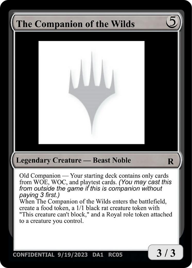 The Companion of the Wilds [Unknown Event]
