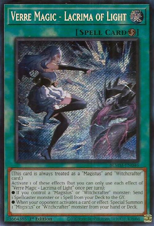 Verre Magic - Lacrima of Light [BLMM-EN046] Secret Rare