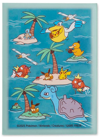 Card Sleeves - Sunny Sea (65-Pack) (Pokemon Center Japan Exclusive)