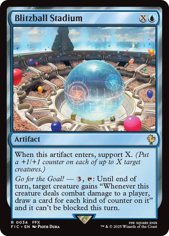 Blitzball Stadium (Surge Foil) [FINAL FANTASY Commander]