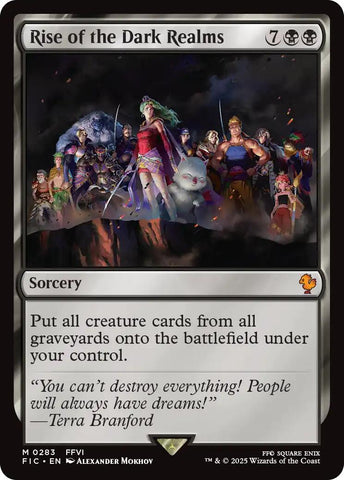Rise of the Dark Realms (Surge Foil) [FINAL FANTASY Commander]